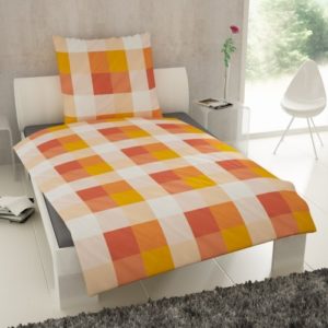 Kuschelige Bettwäsche aus Baumwolle - weiß 155x220 von Etérea